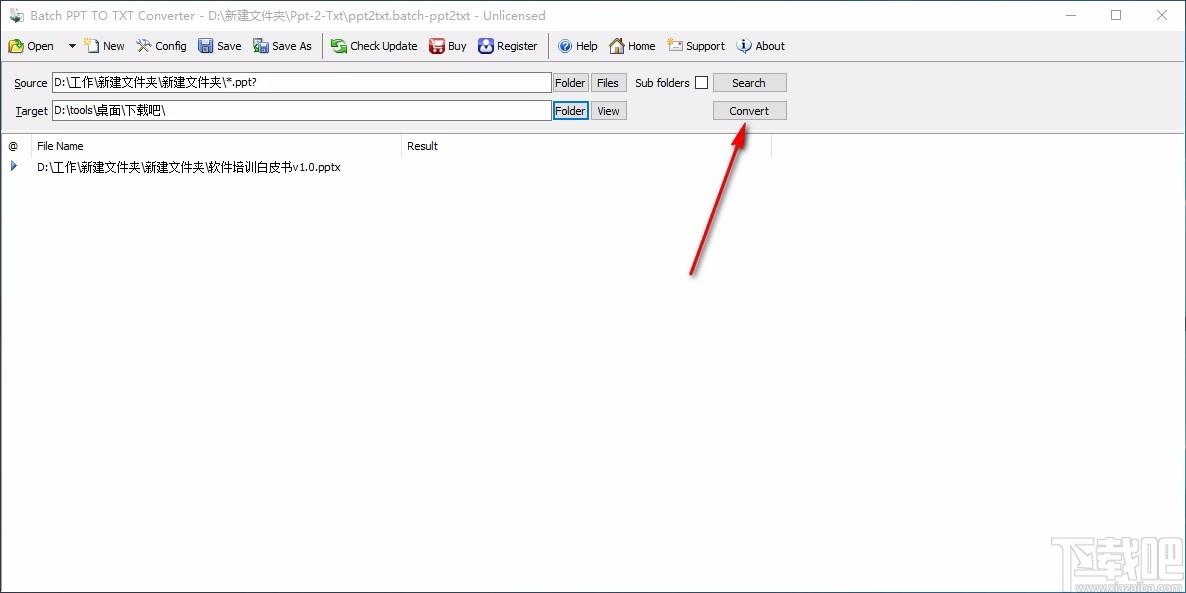 Batch PPT to TXT Converter下载,PPT转TXT转换器
