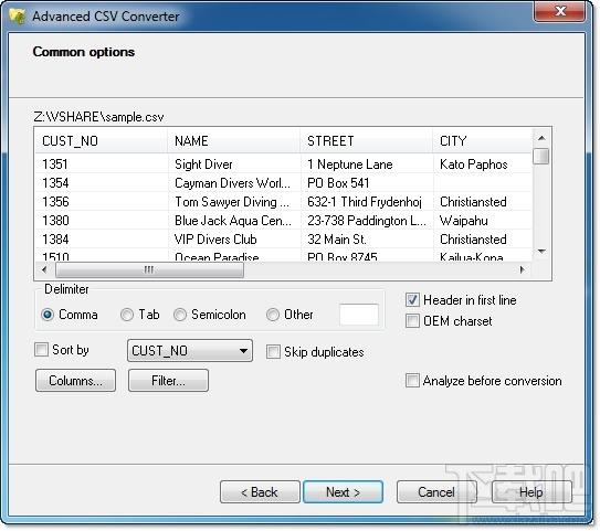 Advanced CSV Converter,csv文件转换软件,csv文件转换工具