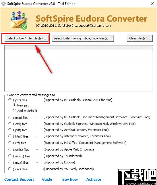 SoftSpire Eudora Converter下载,文档转换,格式转换