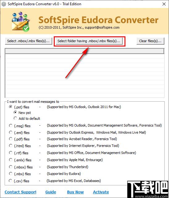 SoftSpire Eudora Converter下载,文档转换,格式转换