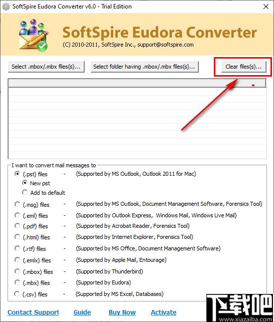 SoftSpire Eudora Converter下载,文档转换,格式转换
